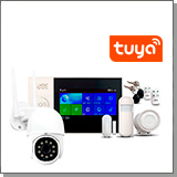 Комплект GSM сигнализация SmartСтраж СЕНСОР-GSM и уличная камера наблюдения HDcom 0110-ASW5-8GS TUYA