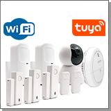Охранно-пожарная Wi-Fi сигнализация с камерой TUYA: SmartСтраж Video-Alarm 8-W